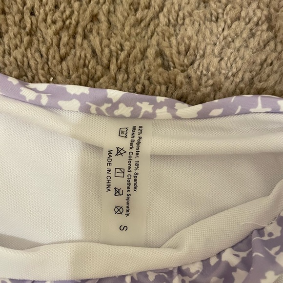 Lavender Ditsy Floral Bikini - Picture 2 of 2